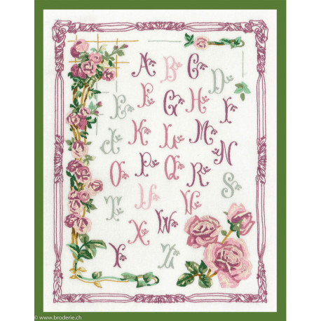 Princesse, kit ABC aux roses (PR7403)