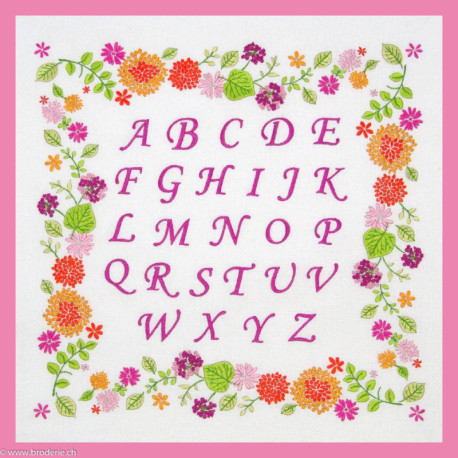 Princesse, kit ABC frises de fleurs (PR7681)