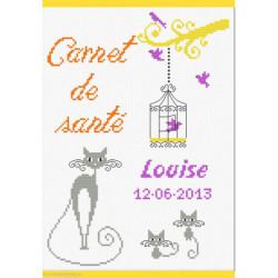 Princesse, kit carnet de santé Louïse (PR7521)