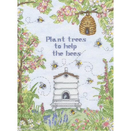 Bothy Threads, kit Help The Bees (BOXAL15)