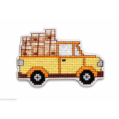 RTO, kit sur bois perforé déco - magnet camion (RTOEHW044)