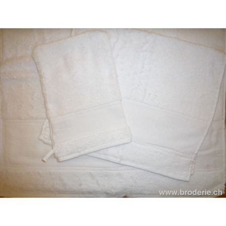 Stafil, linge éponge 100x150cm blanc (STA36-10)