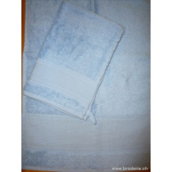 Stafil, linge éponge 50x100cm bleu moyen (STA35-50)