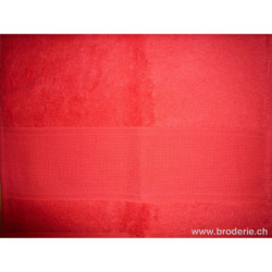 Stafil, linge éponge 50x100cm rouge (STA35-99)