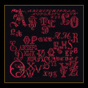 Thea Gouverneur, kit Abc lettres rouges (G2093.05)