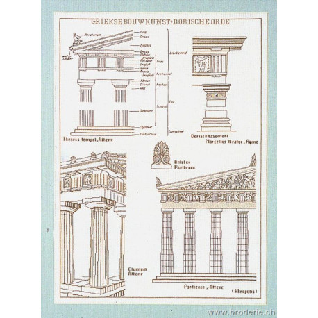 Thea Gouverneur, kit architecture colonnes greques (G2070)