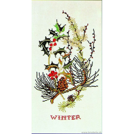 Thea Gouverneur, kit Fleurs d'hiver (G0841)