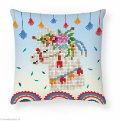 Diamond Dotz, kit diamant coussin niveau 1 - Lama Party (DDP2045)