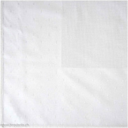 Rico, nappe blanche avec damassé points blanc (RIC16248.50.21)