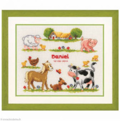 Vervaco, kit Daniel, animaux de ferme (PN0011894)