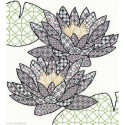 Bothy Threads, kit Blackwork Water Lily (BOXBW3)