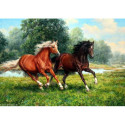Collection d'Art, kit diamant Galloping horses (CADE7145)