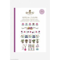 DMC, mini-livre Spécial Fleurs mini motifs (DMC15626F)