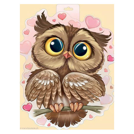 Wizardi, kit diamant Owl in Love (WIWD296)