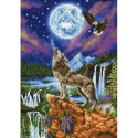 Diamond Dotz, kit diamant niveau 3 Mystic Wolf (DD12028)