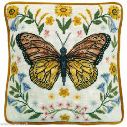 Bothy Threads, kit canevas peint Botanical Butterfly (BOTAP13)