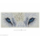 Collection d'Art, kit diamant magnet regard de loup blanc (CADCM041)
