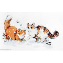 Luca-S Leti Stitch, kit Winter Kitties (SLETIL8813)