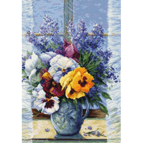 Luca-S, kit Bouquet with Pansies (LUCASB7030)