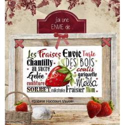 Isabelle Vautier, grille Envie de fraises (BDN60)