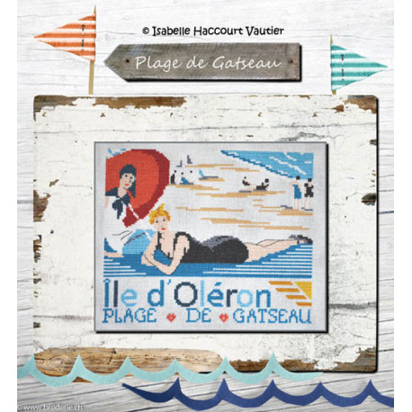 Isabelle Vautier, grille Plage de Gatseau (ISA21)