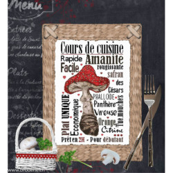 Isabelle Vautier, grille recette amanite (BDN77)