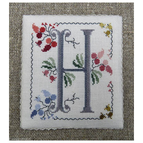 Renato Parolin, grille Flowery letter H (PA25-08)