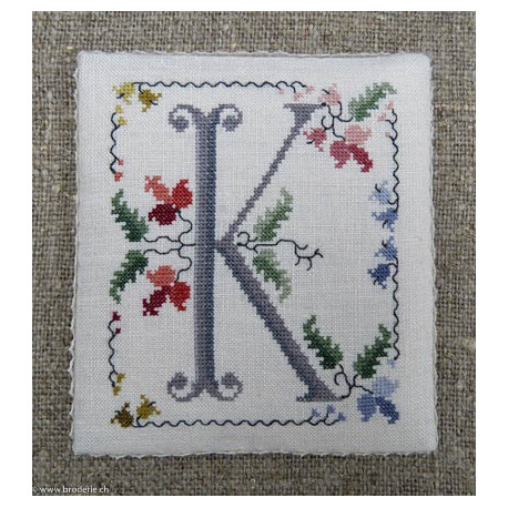 Renato Parolin, grille Flowery letter K (PA25-11)