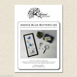 Ajisai, grille Adonis Blue Butterflies (AJA22)