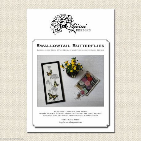 Ajisai, grille Swallowtail Butterflies (AJA23)