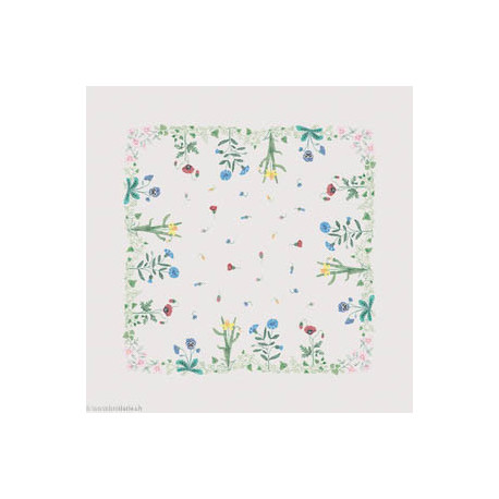 Bonheur des Dames, kit imprimé nappe Fleurs (BD6110)