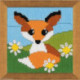 Riolis, kit Fox in Daisies (RI1714)