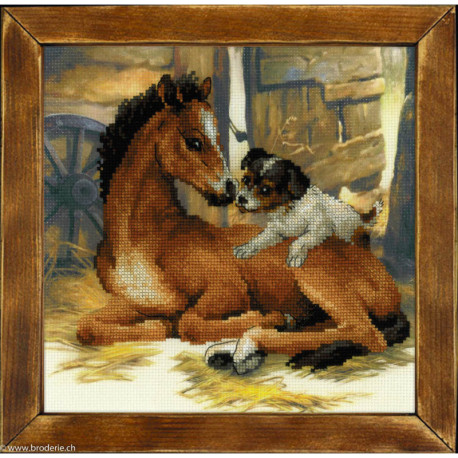 Riolis, kit Foal and Puppy (RIPT-0052)