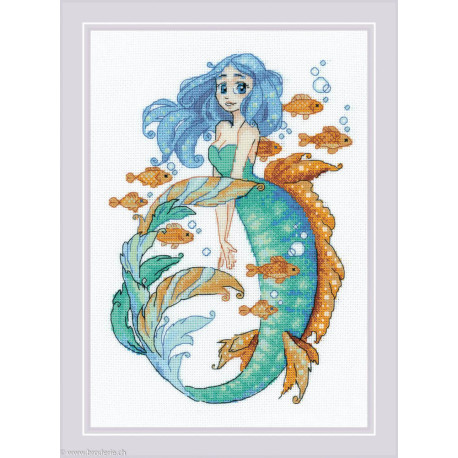 Riolis, kit Little Mermaid Aquamarine (RI1965)