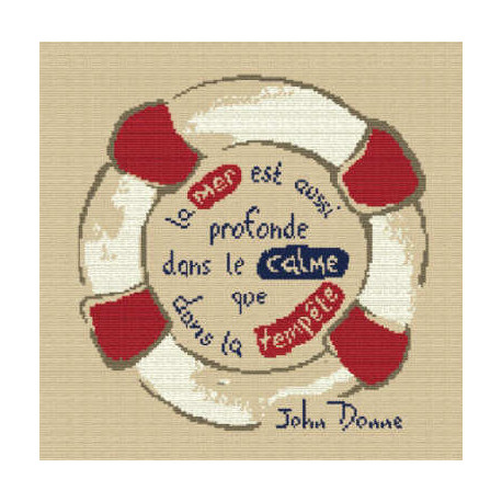 LiliPoints, Grille Atlantique - calme et tempête (A005)
