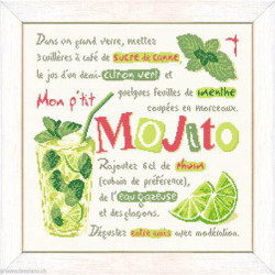 LiliPoints, Grille Gourmandise - le Mojito (G035)