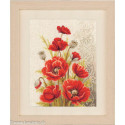 Vervaco, kit Coquelicots et arabesques (PN0146330)
