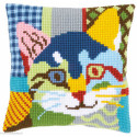 Vervaco, kit coussin Chat coloré (PN0156115)