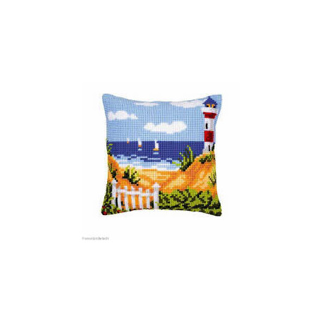 Vervaco, kit coussin La plage au phare (PN0008731)