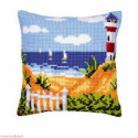 Vervaco, kit coussin La plage au phare (PN0008731)