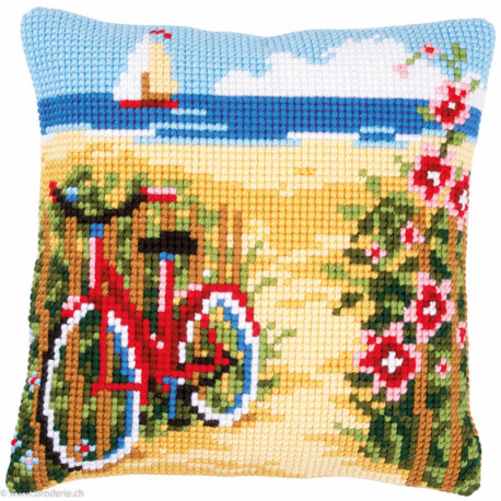 Vervaco, kit coussin Plage et vélo (PN0148559)