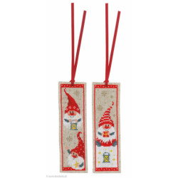 Vervaco, Kit marque-page Gnomes de Noël lot de 2 (PN0185073)