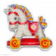 RTO, kit sur bois perforé déco - magnet cheval (RTOEHW053)