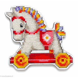 RTO, kit sur bois perforé déco - magnet cheval (RTOEHW053)