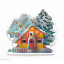 RTO, kit sur bois perforé déco - magnet maison (RTOEHW027)