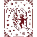 Couleur d'étoile, grille Mon Ange lettre U (CE0079U)