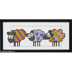 Permin, kit les trois moutons (PE92-3388)