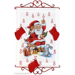 Permin, kit calendrier de l'Avent Père-Noël (PE34-2525)