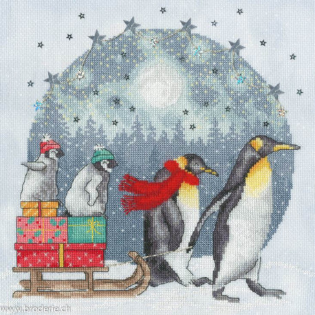 Bothy Threads, kit Winter Waddle (BOXJS3)
