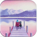 Bothy Threads, magnet pour fixer l'aiguille "A Pawfect Place By The Water" (BOXA72)